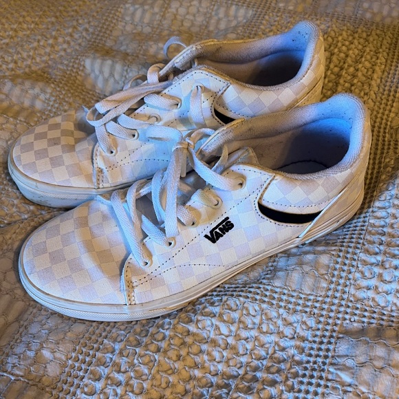 Vans Other - Vans Youth White Checkered Shoes